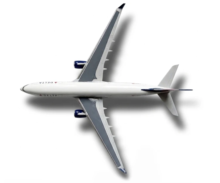Airbus a330 DELTA widok z góry