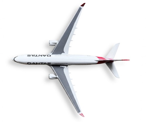Airbus A330 Qantas widok z góry