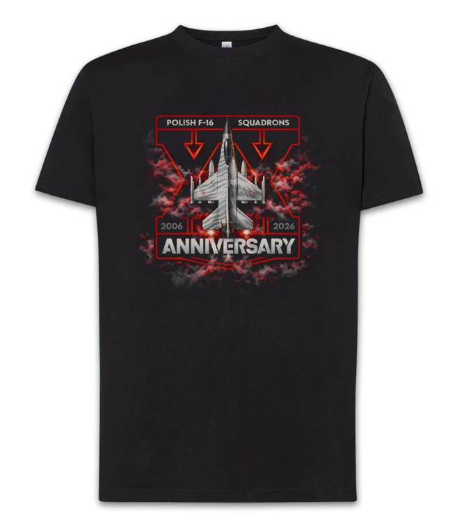 Koszulka 20 LAT f-16 W POLSCE