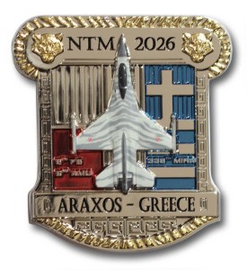 Coin pamiątkowy ćwiczeniamia lotnicze NATO Tiger Meet 2026 Araxos w Grecji