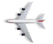 Airbus A380 British Airways widok z góry