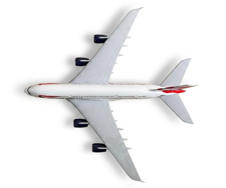 Airbus A380 British Airways widok z góry
