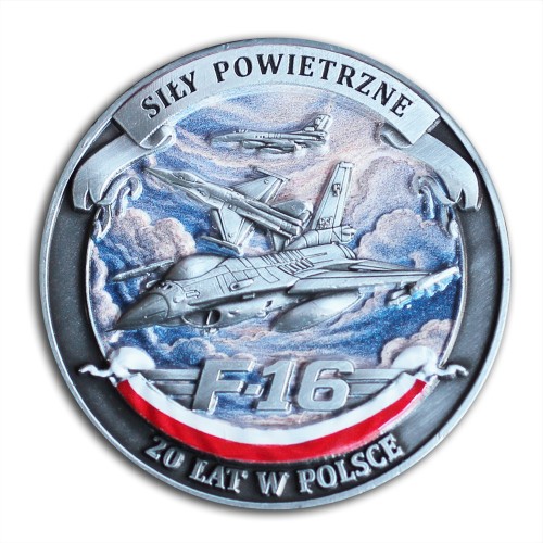 Coin F-16 awers