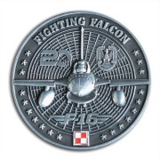 Coin F-16 rewers