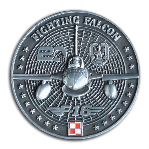 Coin F-16 rewers