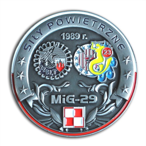 Coin MiG-29 rewers