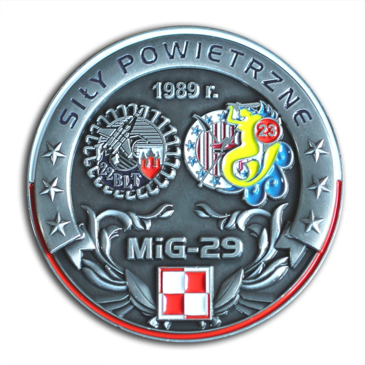 Coin MiG-29 rewers
