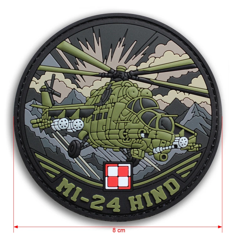 Naszywka Śmigłowiec Mi24 HIND PVC