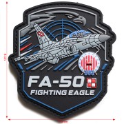 Naszywka FA-50 PVC wymiary