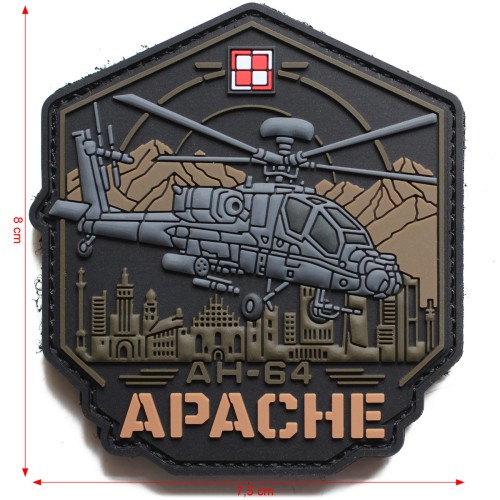 Naszywka AH-64 Apache PVC wymiary