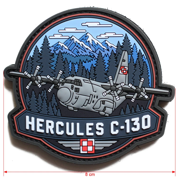 Naszywka Hercules C-130 PVC wymiary