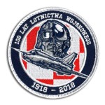 Naszywka 100 LAT LOTNICTWA Myśliwiec Su-22