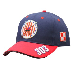 Czapka z daszkiem dla dzieci. Haft Dywizjon 303