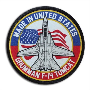 Naszywka na rzepie myśliwiec Grumman F-14 Tomcat