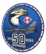 Naszywka 50 lat F-16