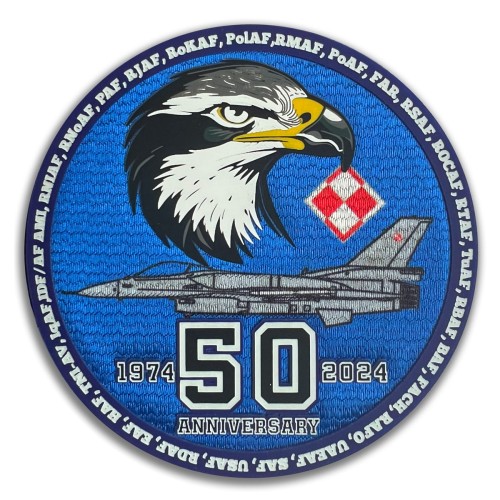 Naszywka 50 lat F-16