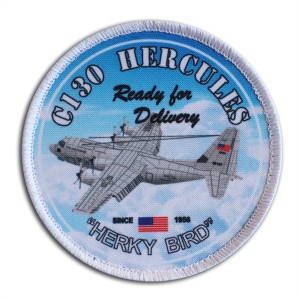 Naszywka Lockheed C-130 Hercules wojskowy samolot transportowy