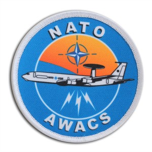 Naszywka NATO Powietrzny System Wczesnego Ostrzegania i Naprowadzania AWACS