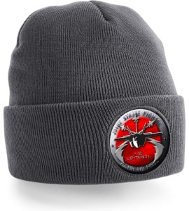 Szara czapka zimowa Myśliwiec F-35 Lightning II