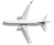 Boeing 737 Rządowy Piłsudski widok z góry