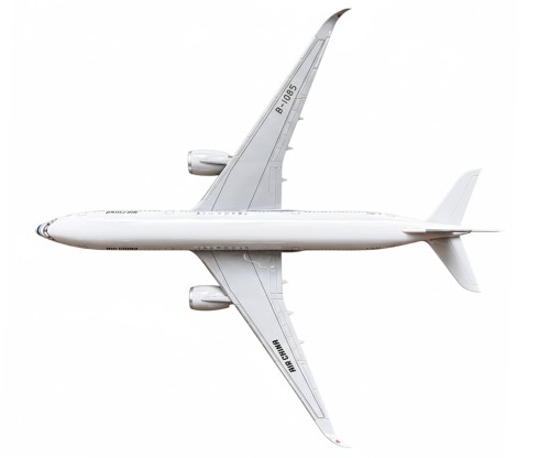 Air China widok z góry