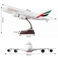 Airbus A380 Emirates wymiary