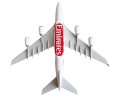 Airbus A380 Emirates od spodu