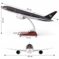 Boeing 787 Dreamliner Royal Jordanian wymiary