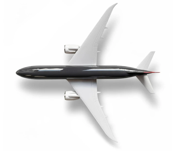 Boeing 787 Dreamliner Royal Jordanian widok z góry