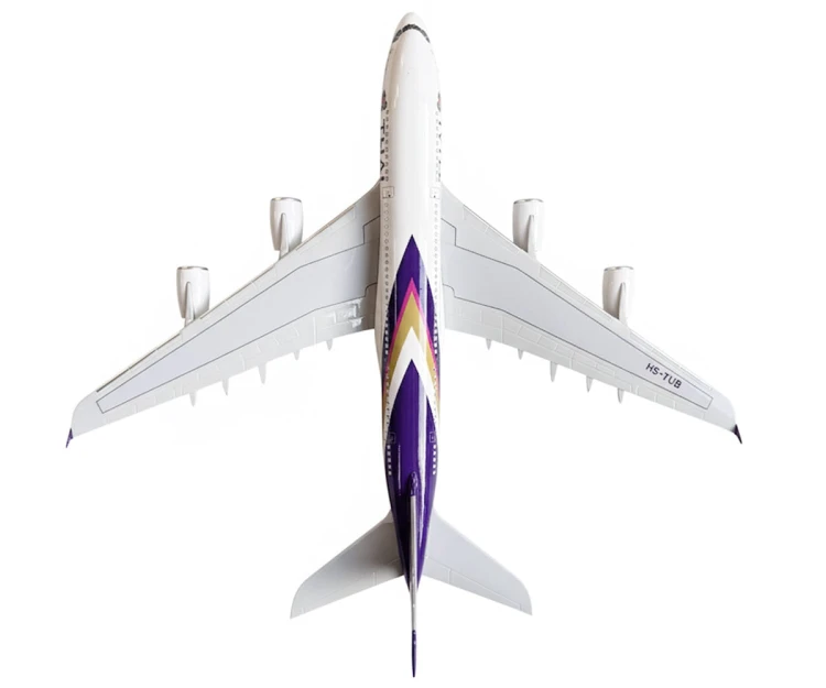 Airbus A380 Thai Airways od góry