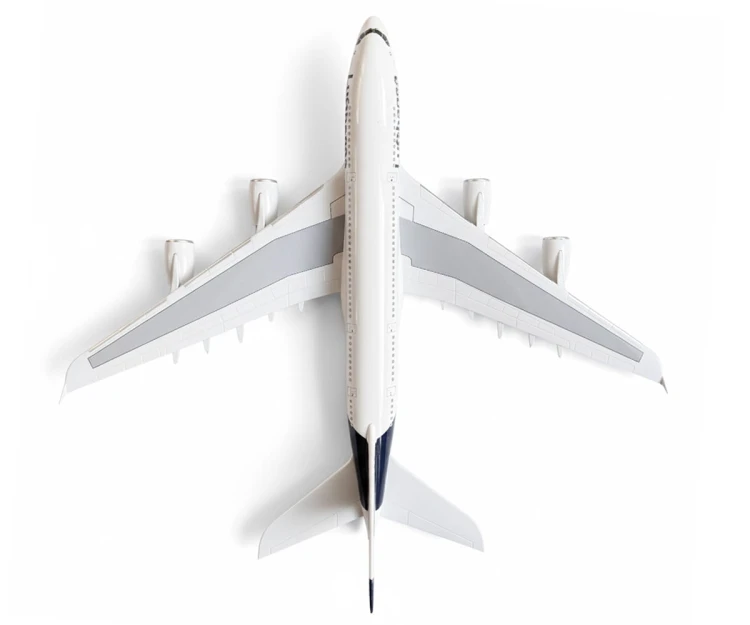 Airbus A380 Lufthansa widok z góry