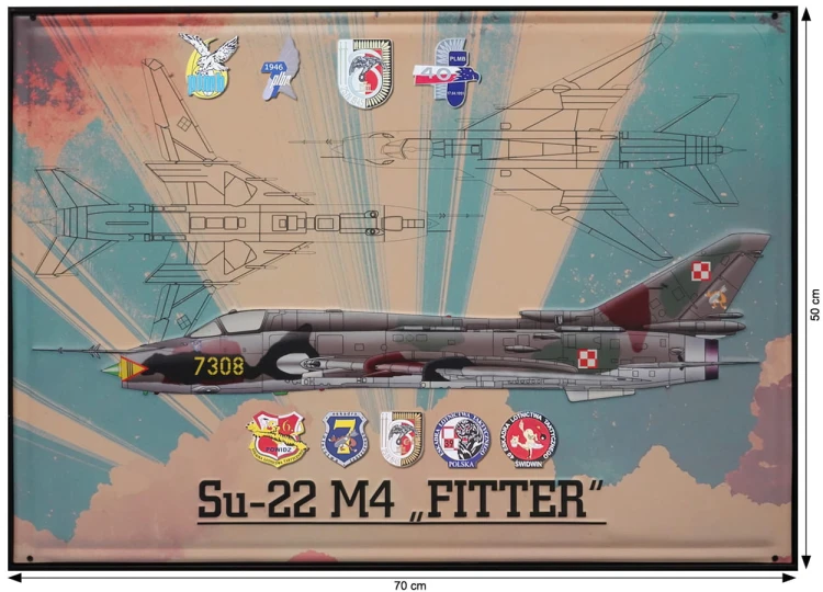 Su-22 z logami wymiary