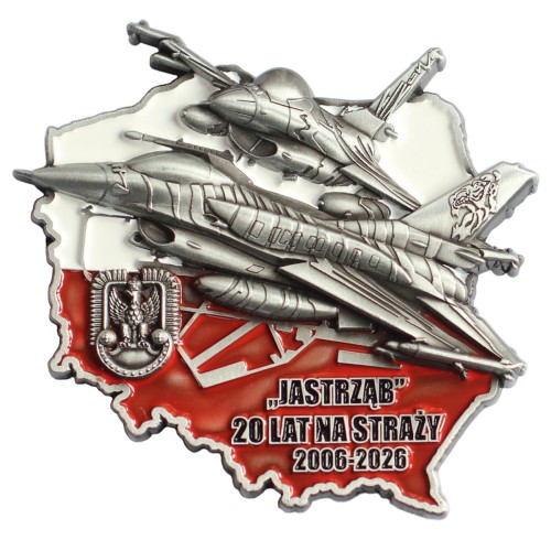 Jastrząb 20 lat na straży awers