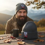 Czapka zimowa Siły Powietrzne jesienny brodacz