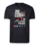 Koszulka 20 lat F-16 Jastrząb Fighting Falcon w służbie Polsce
