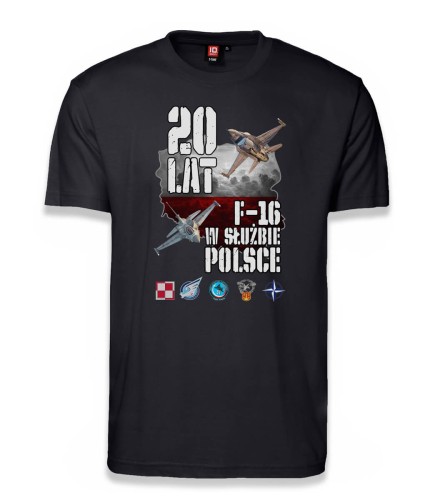 Koszulka 20 lat F-16 w służbie Polsce