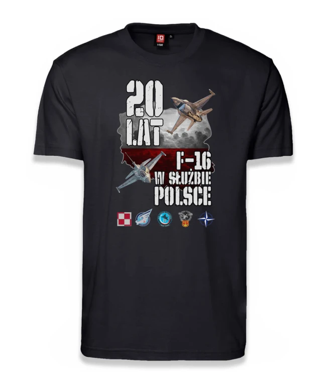 Koszulka 20 lat F-16 w służbie Polsce