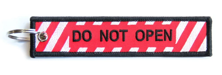 Brelok remove Flight recorder Do not open tył