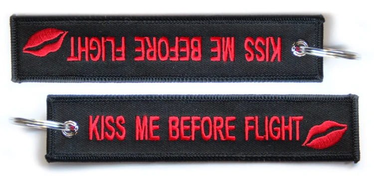 Brelok remove Kiss me before flight obie strony