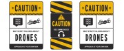 CAUTION DRONES