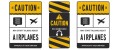 CAUTION AIRPLANES