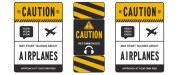CAUTION AIRPLANES