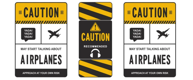 CAUTION AIRPLANES